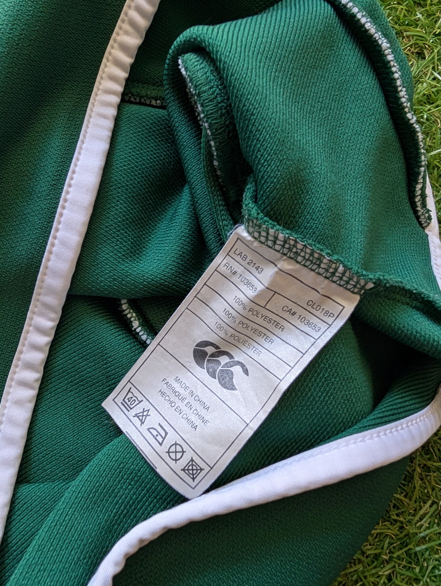 Canterbury Ireland classic mens rugby jersey Size Medium