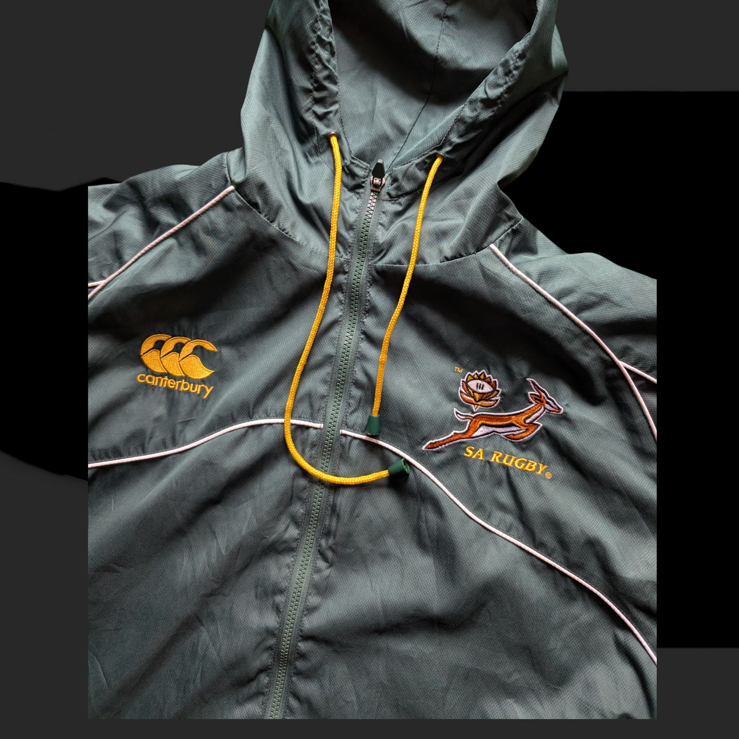 Canterbury Classic South Africa Springboks Jacket coat windbreaker size XXL vintage