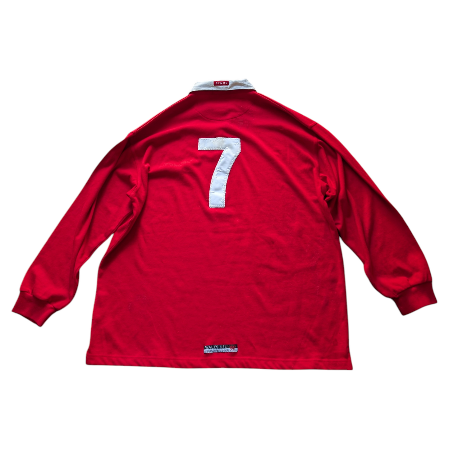 Wales Classic Reebok Rugby Jersey - Brett Sinkinson signed Number 7 XXL