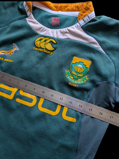 Canterbury South Africa Springboks Rugby Jersey pro fit 2009/2010 M mens