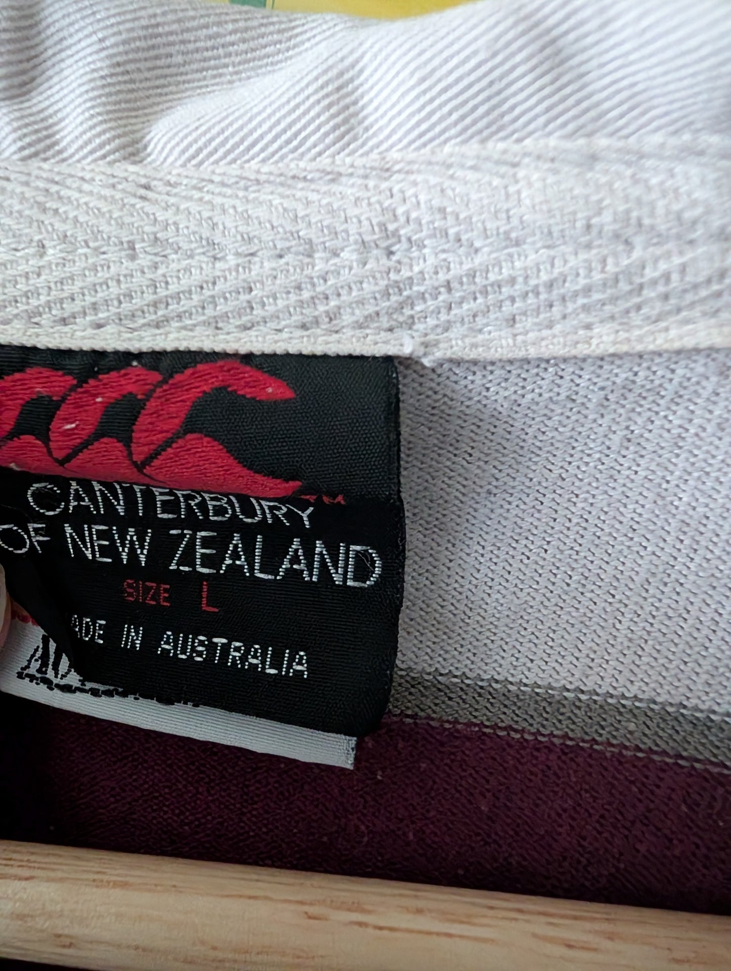 Canterbury Classic Retro State of Origin Queensland mens Rugby Jersey Size Large