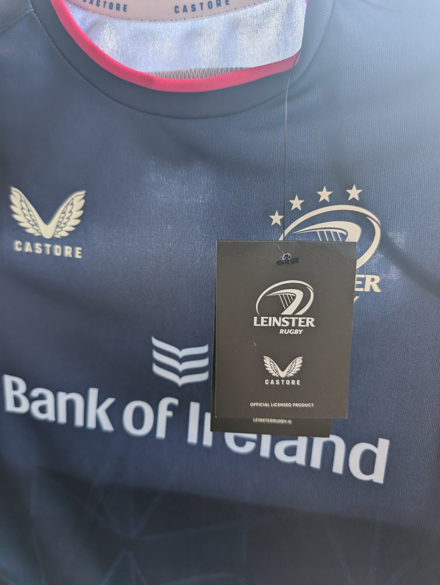 Castore Leinster Kids rugby kit set top and shorts size 3-4 years