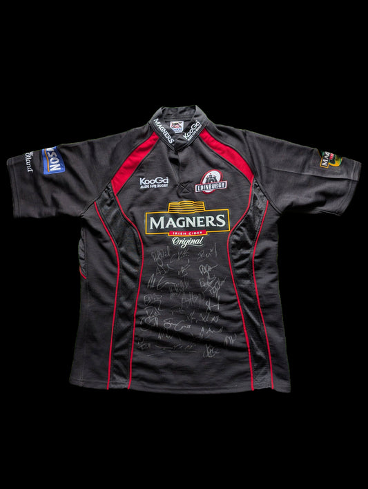 Edinburgh Rugby Kooga Vintage 2007/2008 Jersey - XXL - Signed by squad
