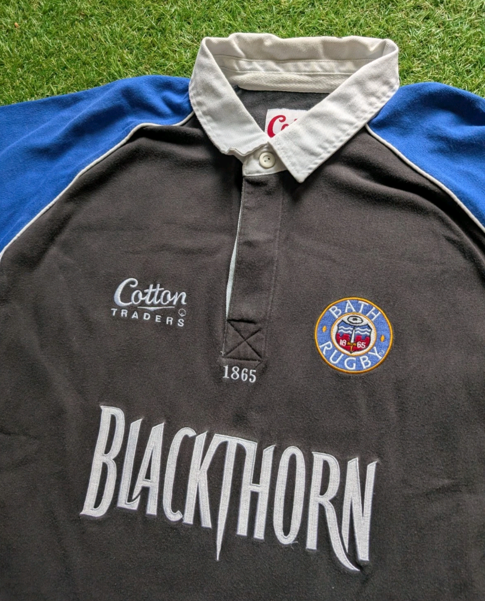 Cotton Traders Bath Rugby Mens Classic Cotton Rugby Jersey size 2XL