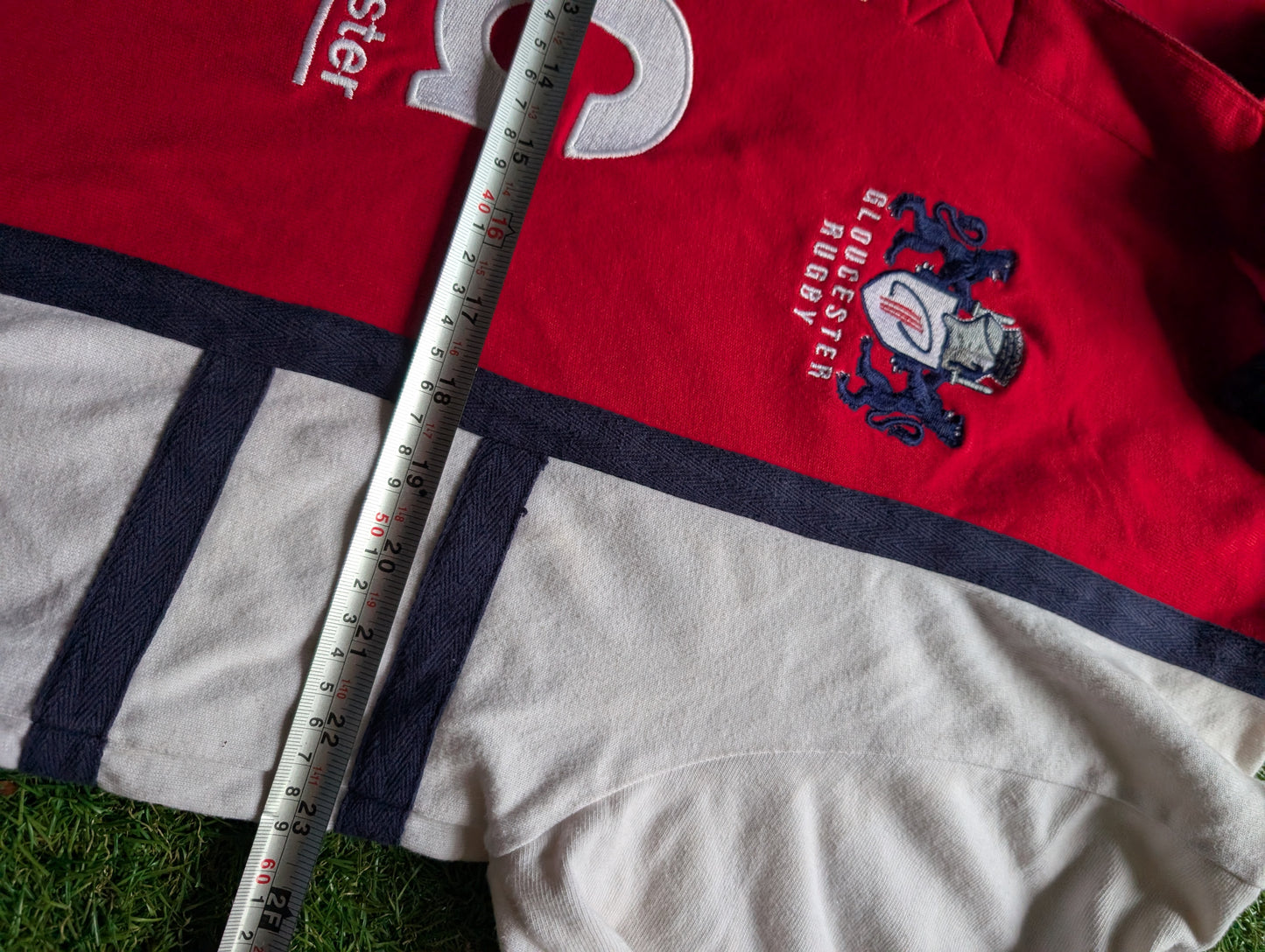 Cotton Traders Gloucester Rugby classic vintage jersey mens Large