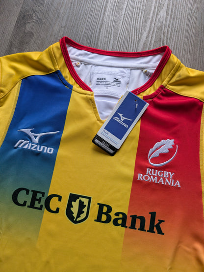 Mizuno Romania Rugby Jersey mens XL slim fit New