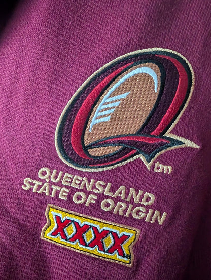 Canterbury Classic Queensland State of Origin Cotton Rugby Jersey Mens Medium XXXX
