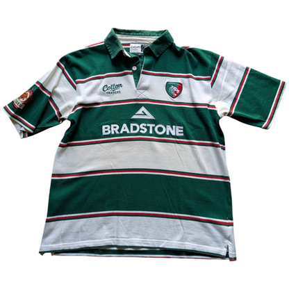 Leicester Tigers Cotton Traders Vintage Rugby Jersey 2007/08 Season - Mens Large