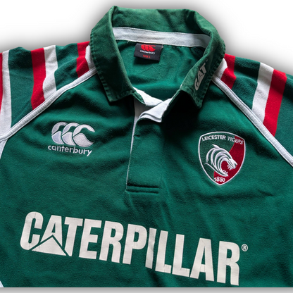 Canterbury Leicester Tigers Cotton Rugby Jersey mens size Large