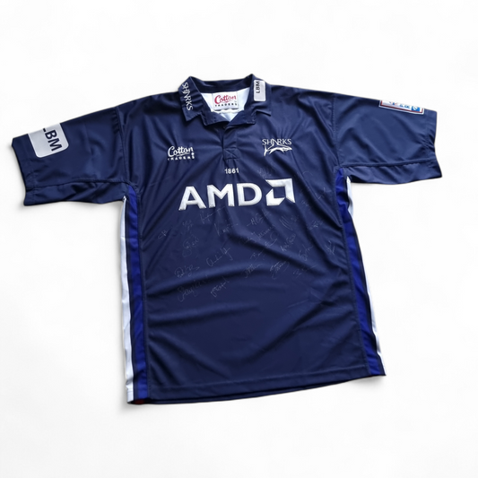 Sale Sharks Fully Signed Cotton Traders vintage Rugby jersey XL mens