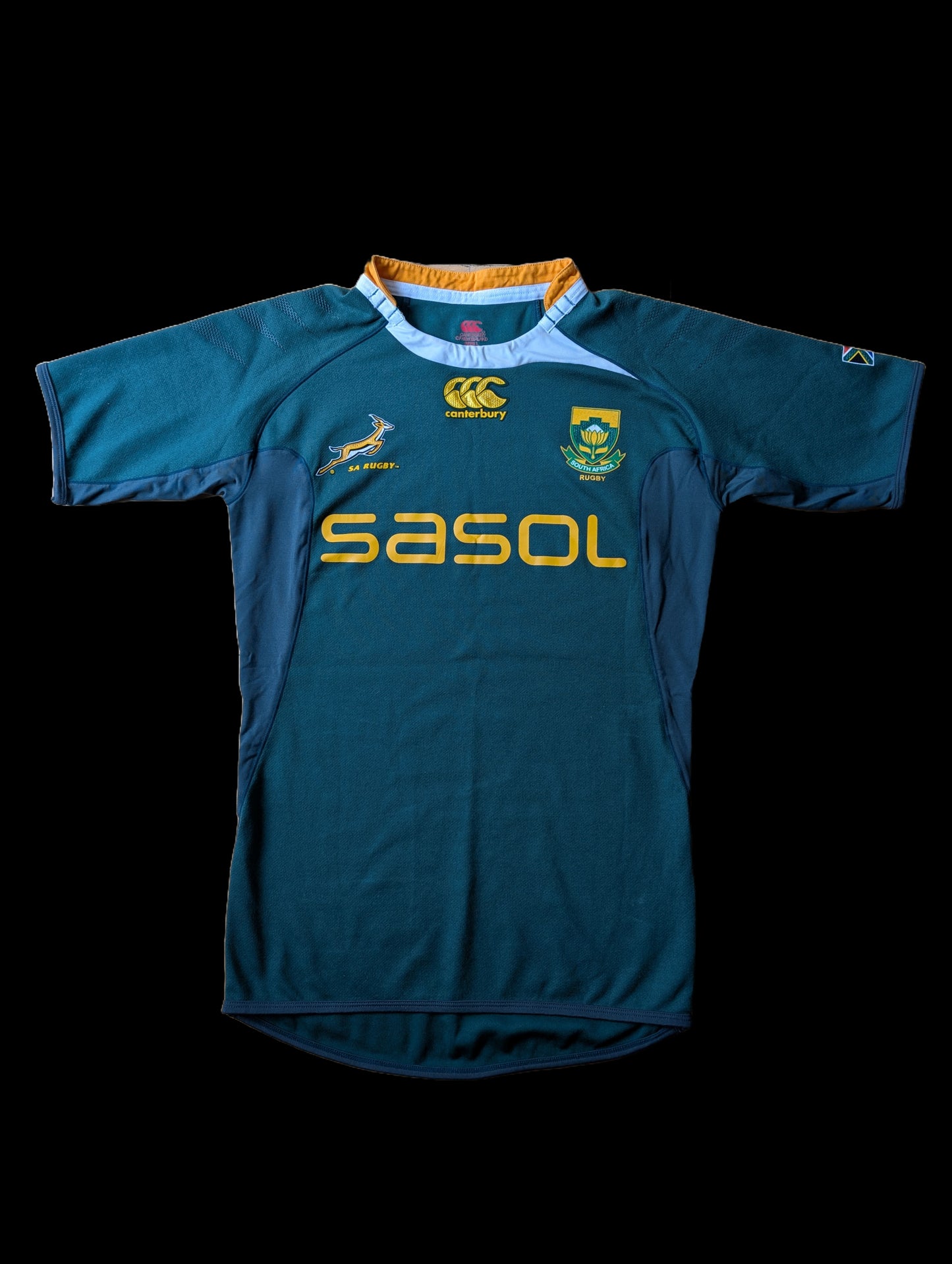 Classic Canterbury South Africa Springboks rugby jersey shirt top Large mens