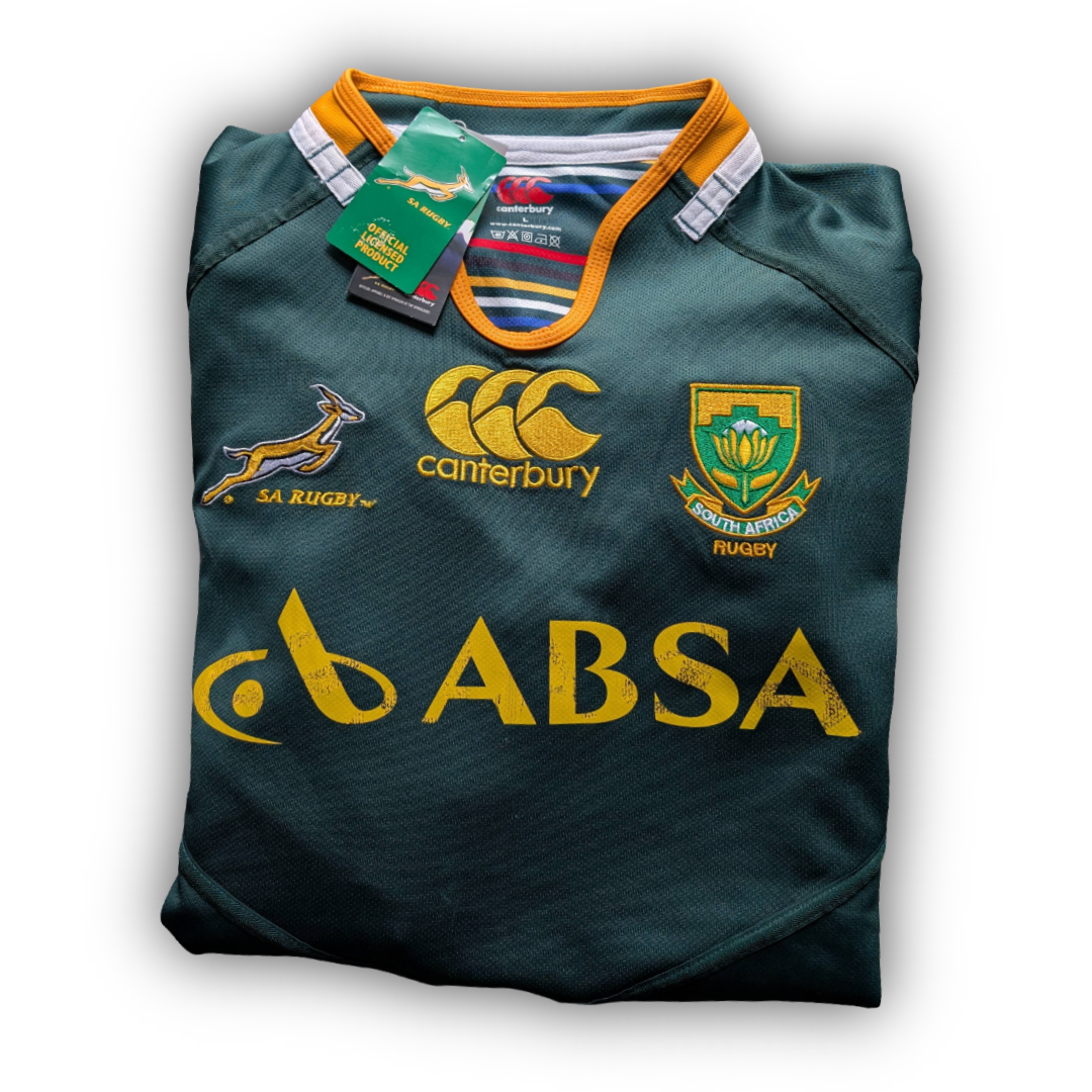 Canterbury South Africa Springboks 2011/2013 Rugby Jersey Mens Large New