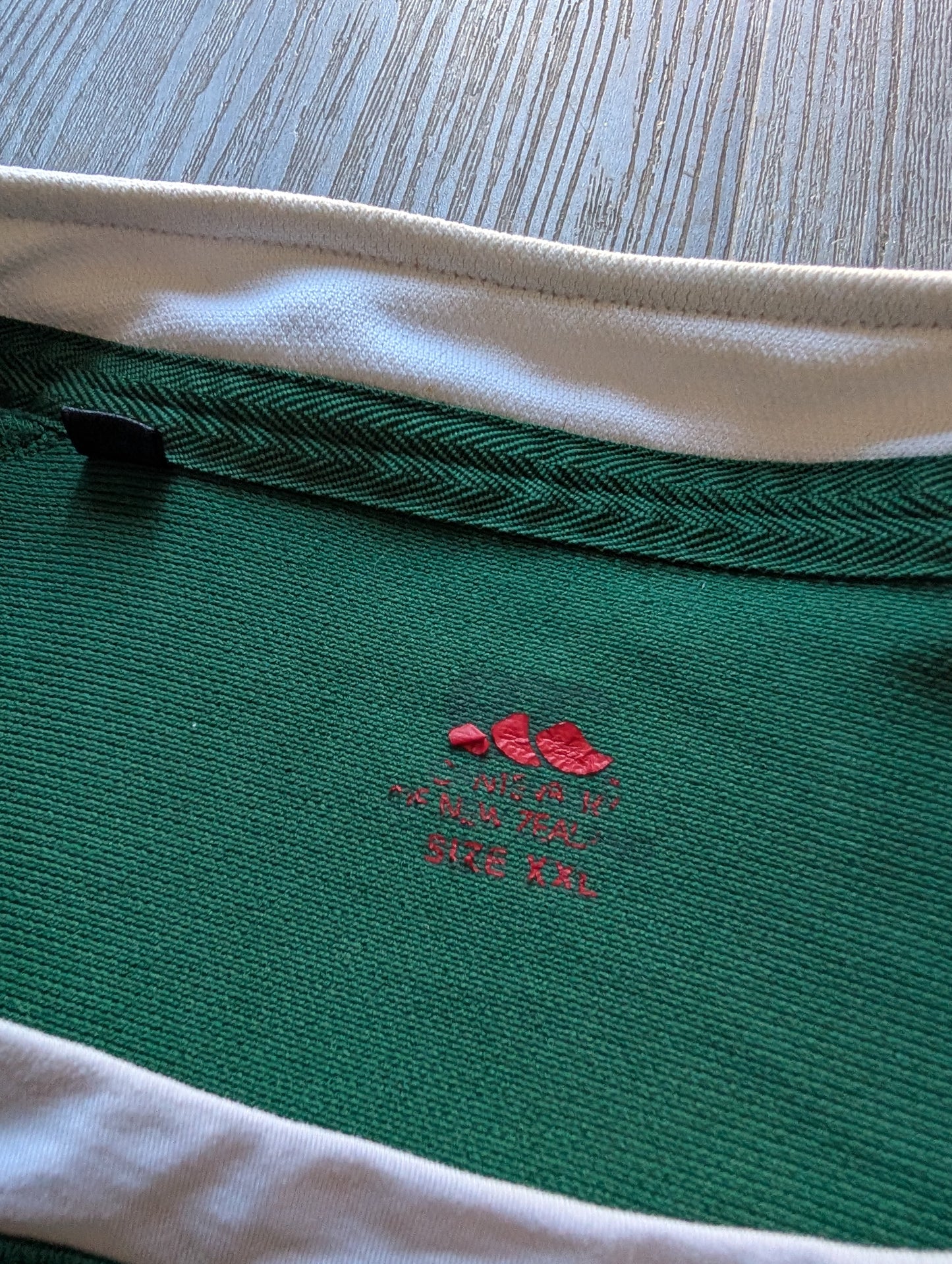 Canterbury Ireland 2007 Rugby World Cup Jersey size XXL