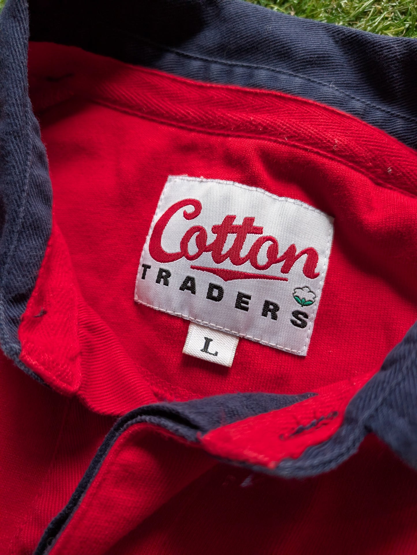 Cotton Traders Gloucester Rugby classic vintage jersey mens Large