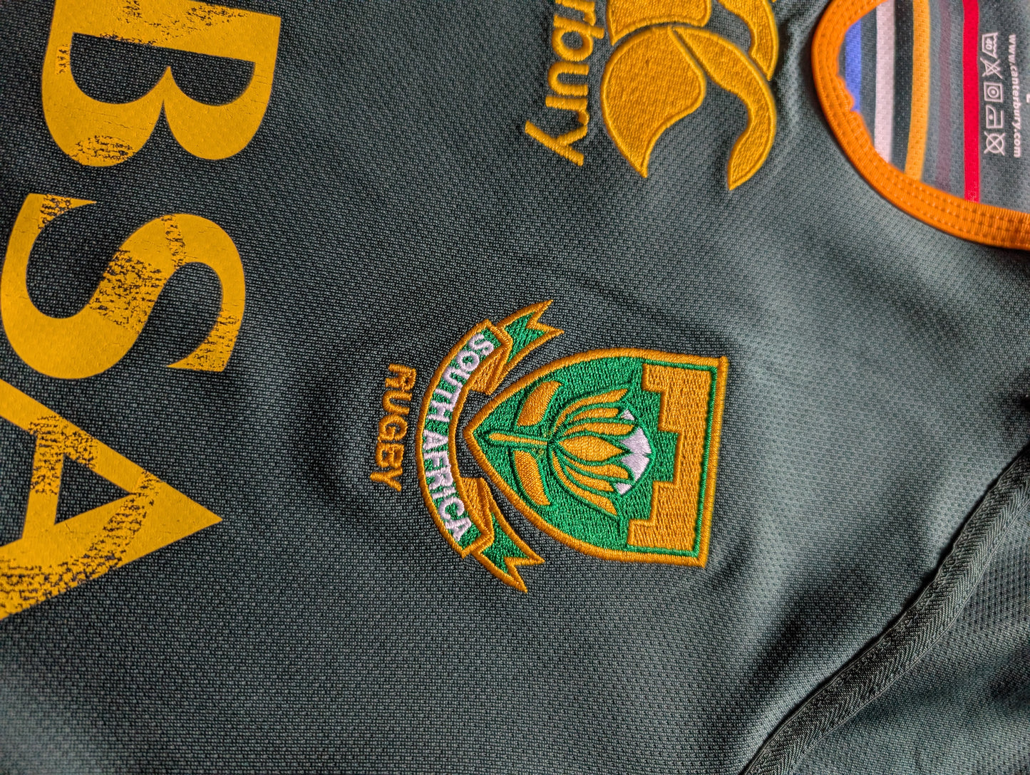 Canterbury South Africa Springboks 2011/2013 Rugby Jersey Mens Large New