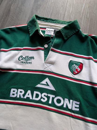 Leicester Tigers Cotton Traders Vintage Rugby Jersey 2007/08 Season - Mens Large
