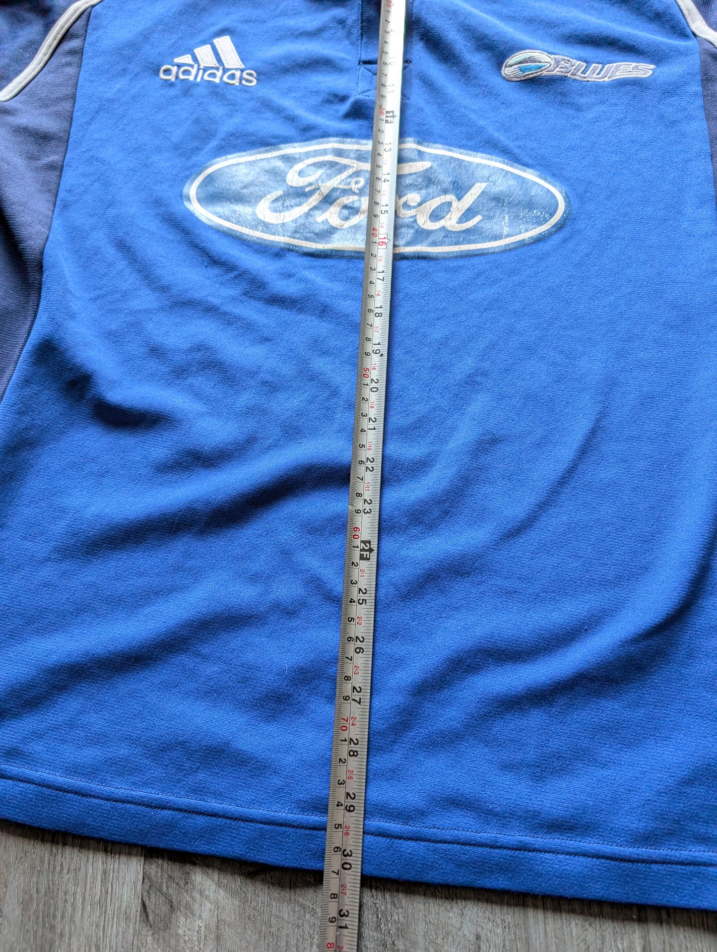 Adidas Auckland Blues Mens Classic Rugby Jersey size 2XL