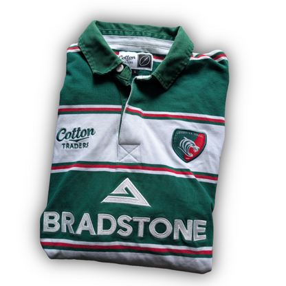 Cotton Traders Leicester Tigers Mens Classic Rugby Jersey size Large 2007/2008