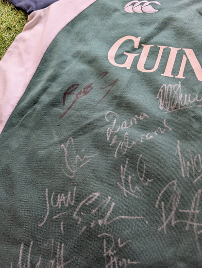 Canterbury London Irish Vintage 2004/2005 Rugby jersey 2XL - Squad Signed New with Tags