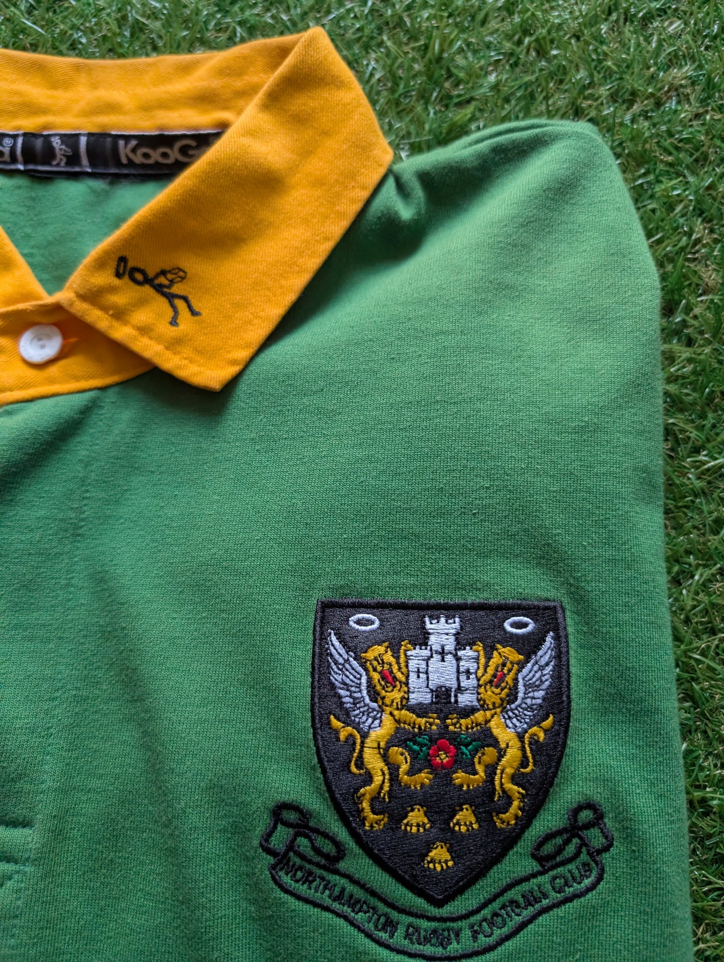 Classic Retro Northampton Saints Kooga mens rugby jersey - long sleeved XL