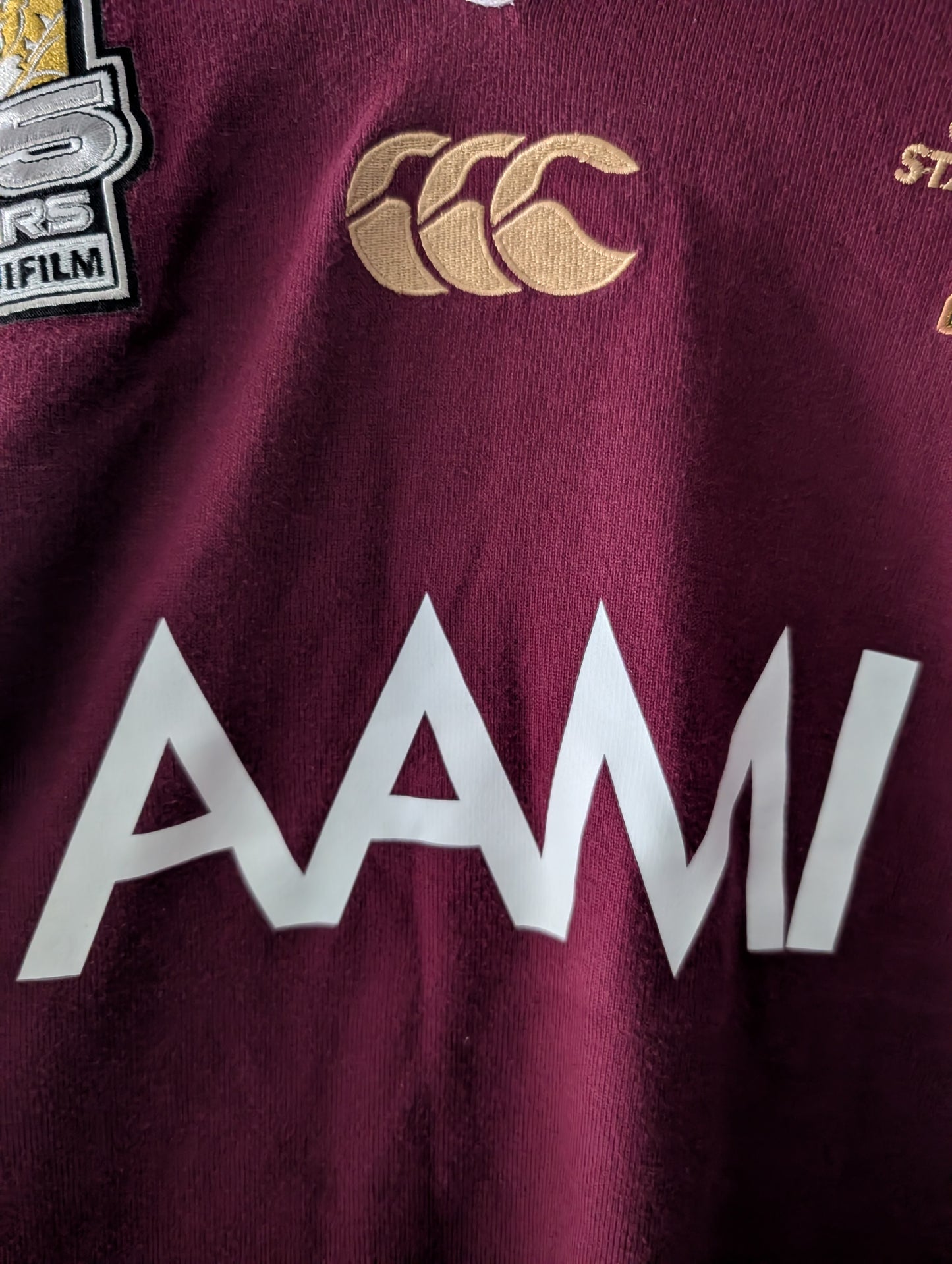 Canterbury Classic Queensland State of Origin Cotton Rugby Jersey Mens Medium XXXX