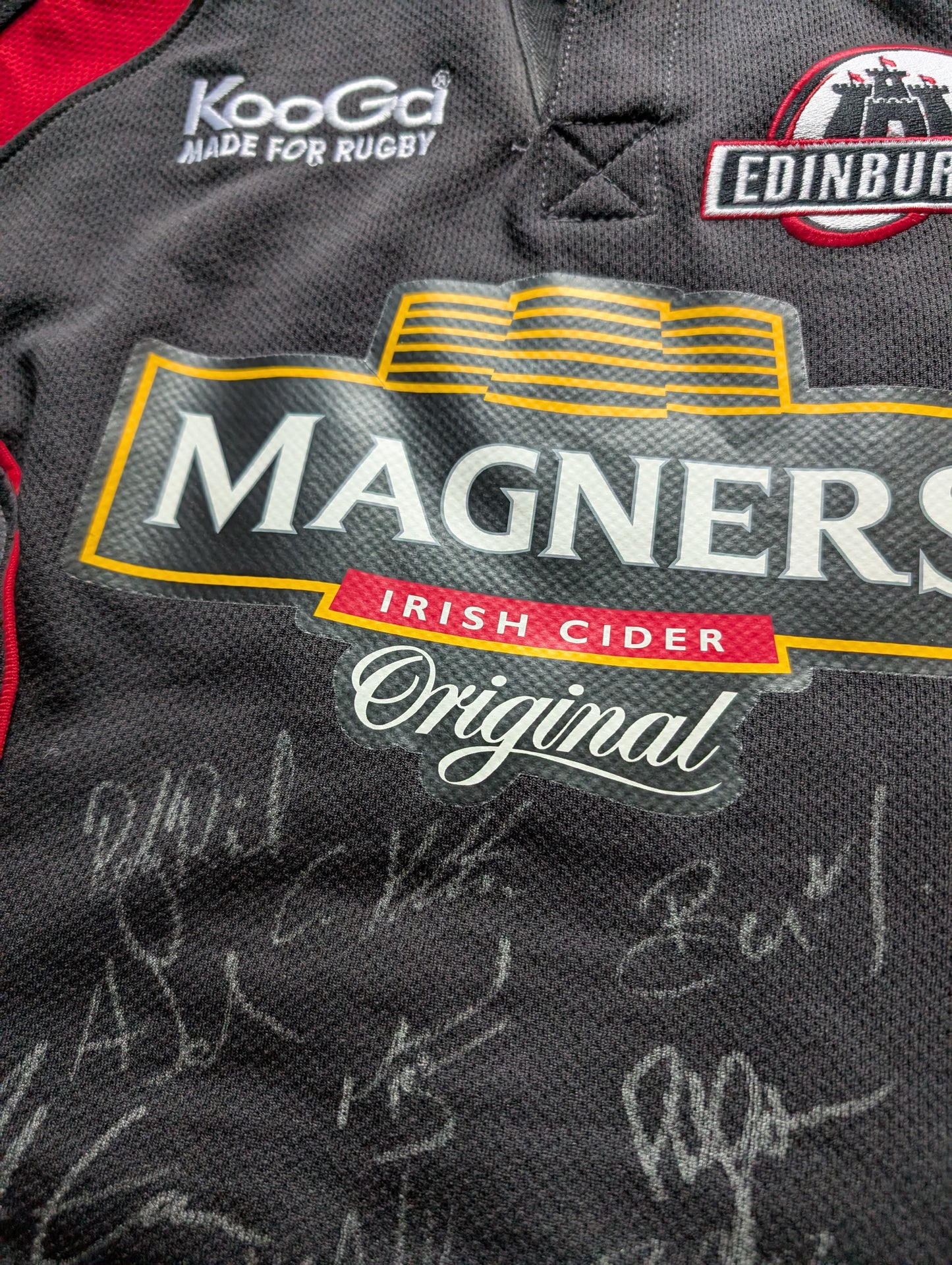 Edinburgh Rugby Kooga Vintage 2007/2008 Jersey - XXL - Signed by squad