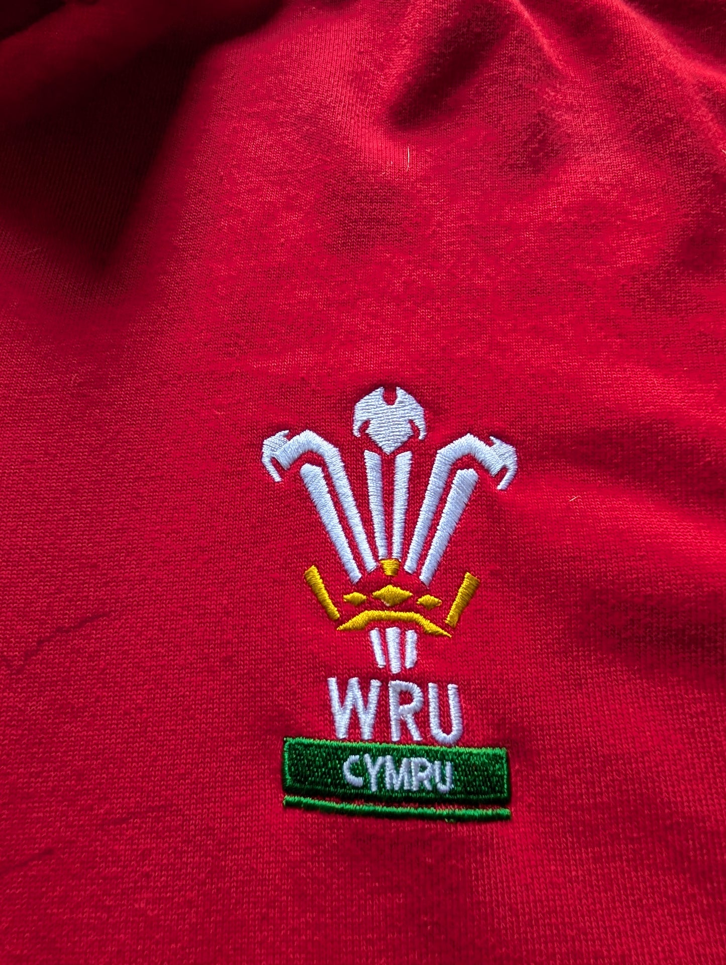 Wales Classic Reebok Rugby Jersey - Brett Sinkinson signed Number 7 XXL