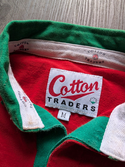 Cotton Traders Classic Wales Rugby Jersey men's size Medium