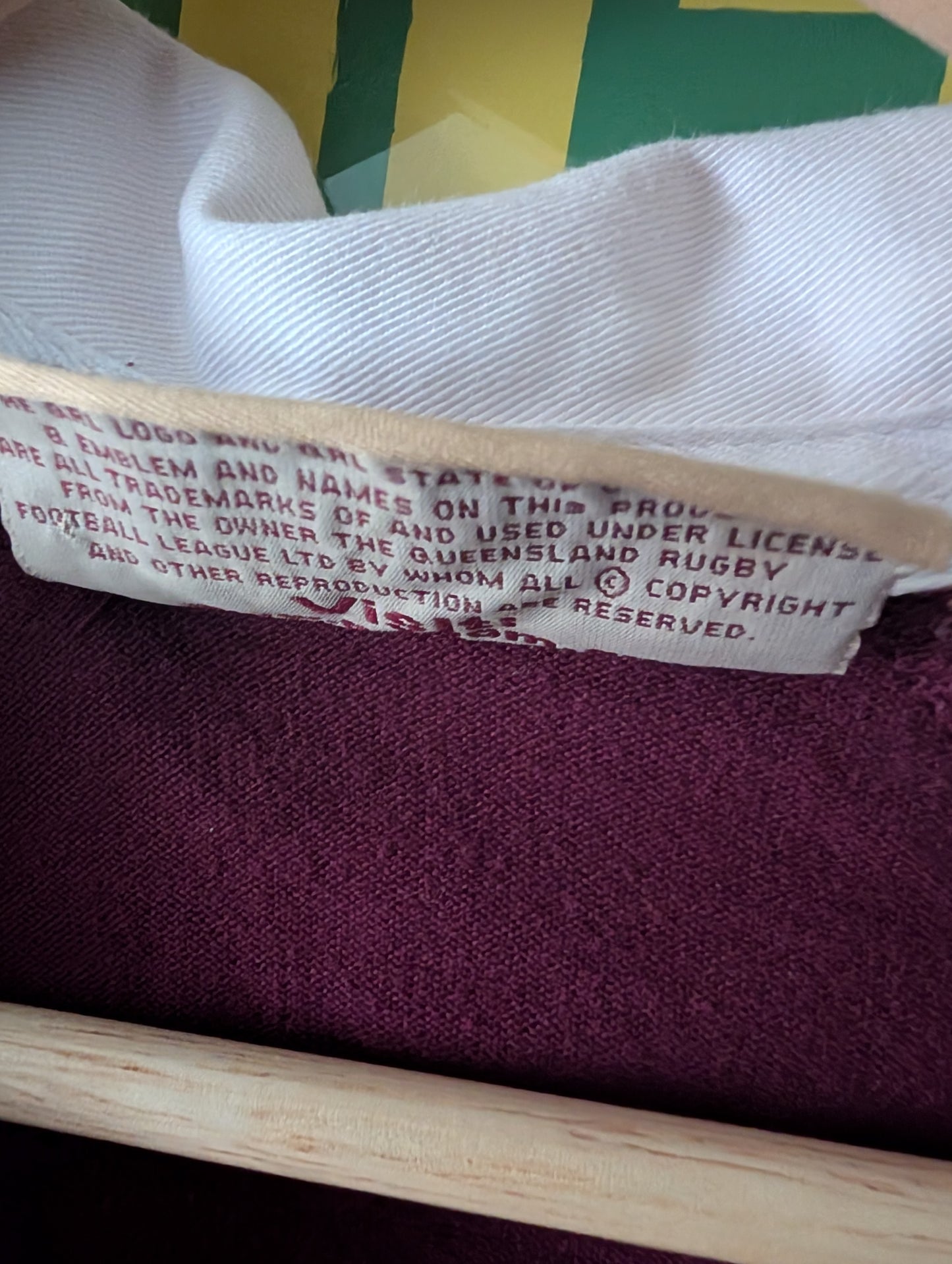 Canterbury Classic Queensland State of Origin Cotton Rugby Jersey Mens Medium XXXX