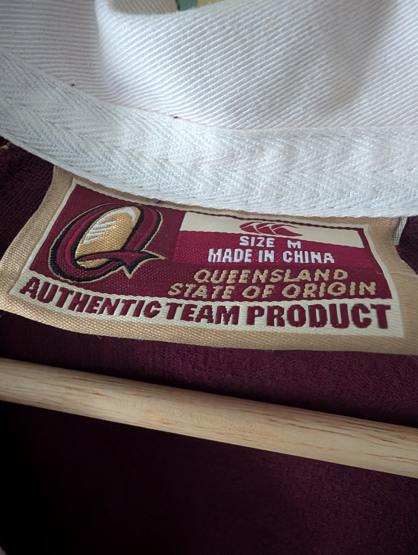 Canterbury Classic Queensland State of Origin Cotton Rugby Jersey Mens Medium XXXX