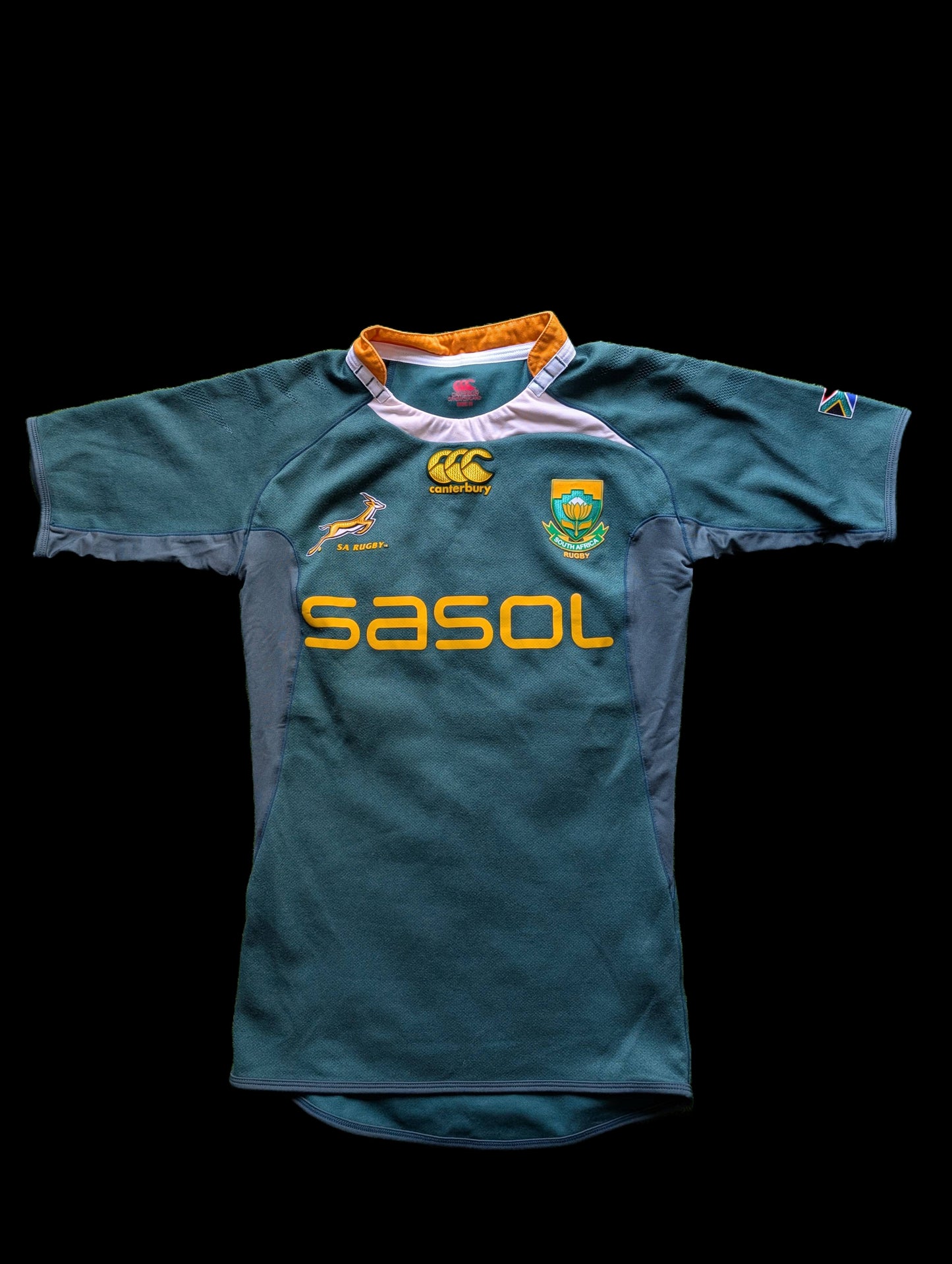 Canterbury South Africa Springboks Rugby Jersey pro fit 2009/2010 M mens