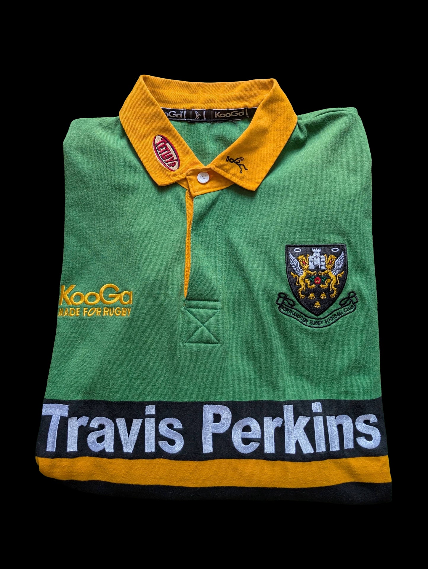 Classic Retro Northampton Saints Kooga mens rugby jersey - long sleeved XL