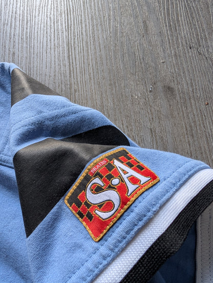 Cardiff R.F.C Vintage Fila Rugby Jersey Mens 2001/02 Season - size Large