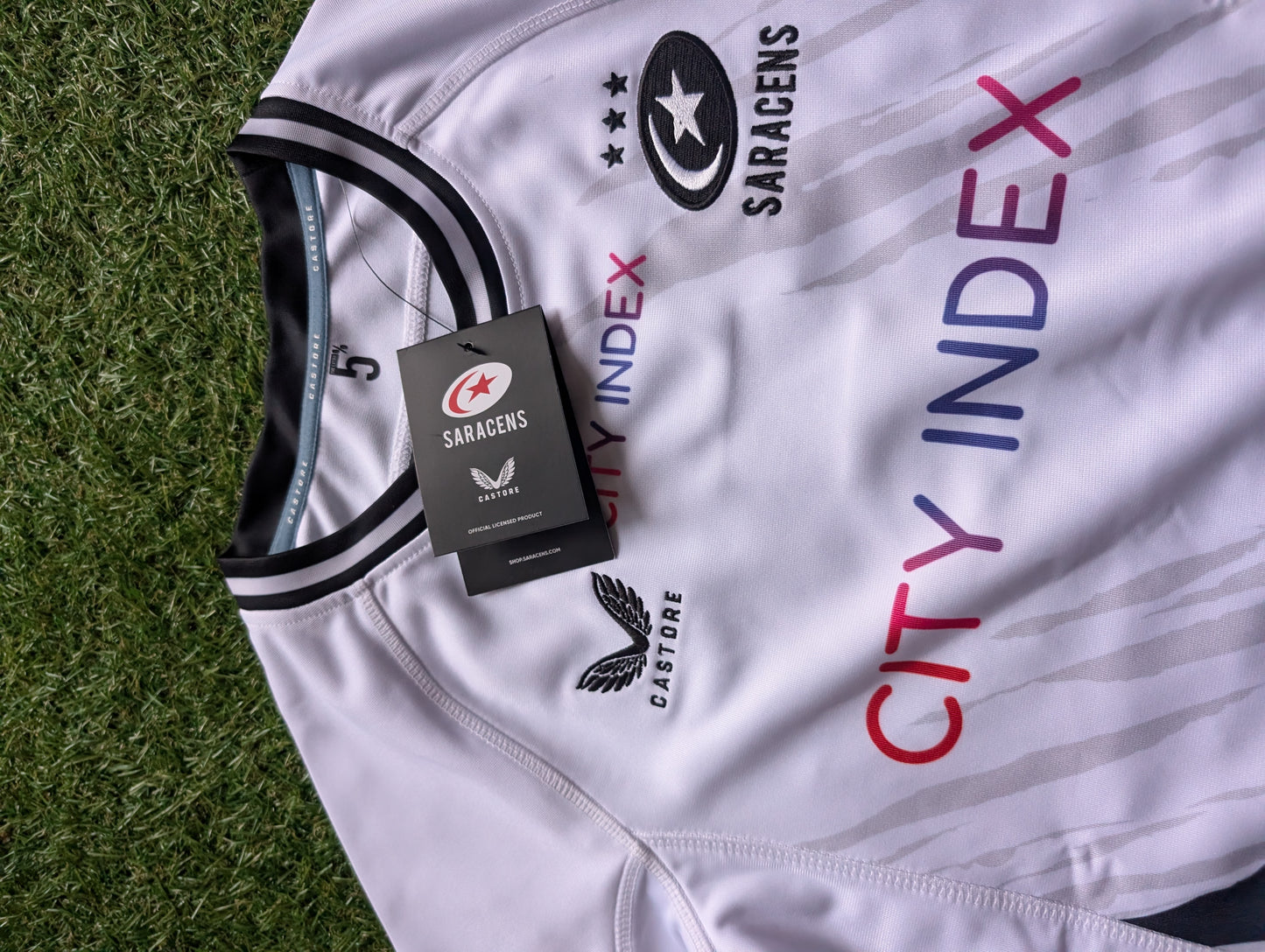 Castore Saracens Rugby Jersey Kids Youth Medium New