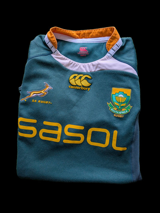Canterbury South Africa Springboks Rugby Jersey pro fit 2009/2010 M mens