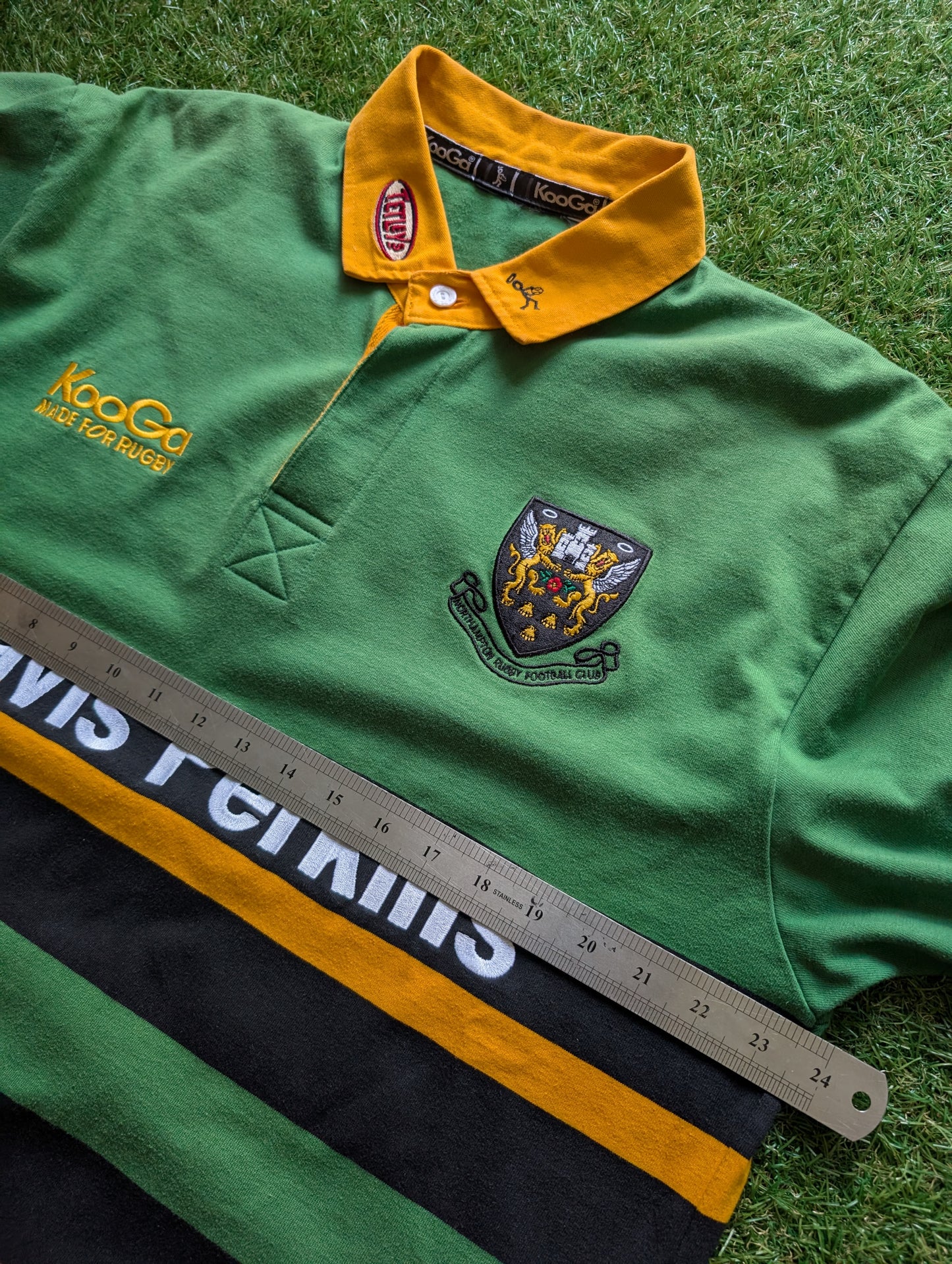 Classic Retro Northampton Saints Kooga mens rugby jersey - long sleeved XL