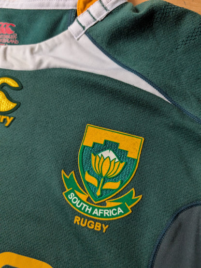 Classic Canterbury South Africa Springboks rugby jersey shirt top Large mens