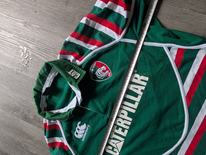 Canterbury Leicester Cotton Rugby Jersey 2012/13 Long Sleeved size 2XL