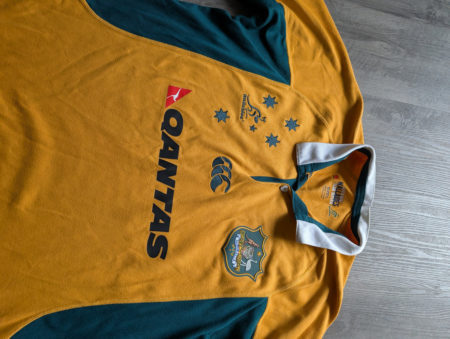 Canterbury Classic Australia 2000s Wallabies Rugby Jersey mens Large