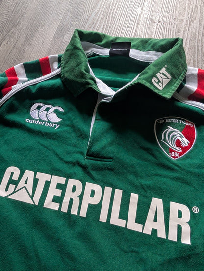 Canterbury Leicester Cotton Rugby Jersey 2012/13 Long Sleeved size 2XL