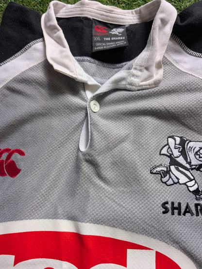 Canterbury Vintage Natal Sharks Rugby Jersey mens size XXL